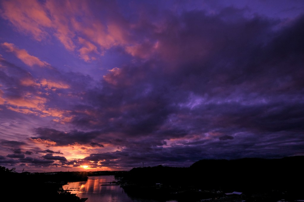 英虞湾の夕暮れ