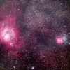 M8　M20　干潟星雲、三裂星雲