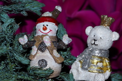 クマさんも 雪だるまさんも クリスマス