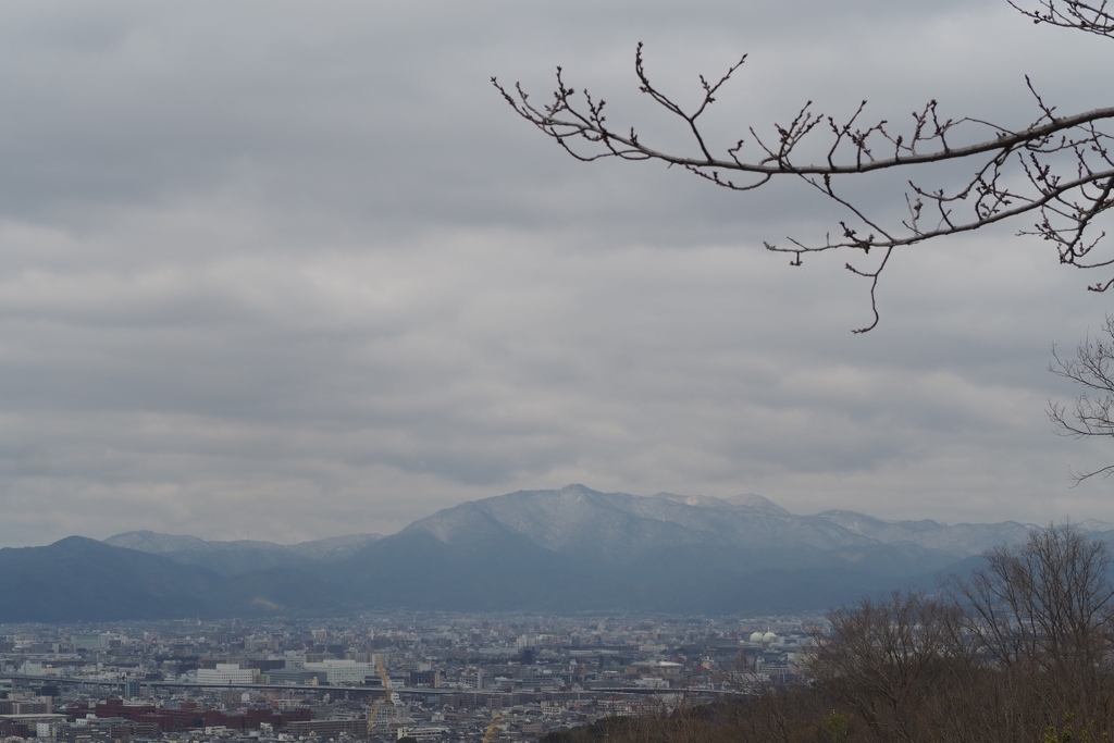 春近し されどお山は 雪化粧 （北西）