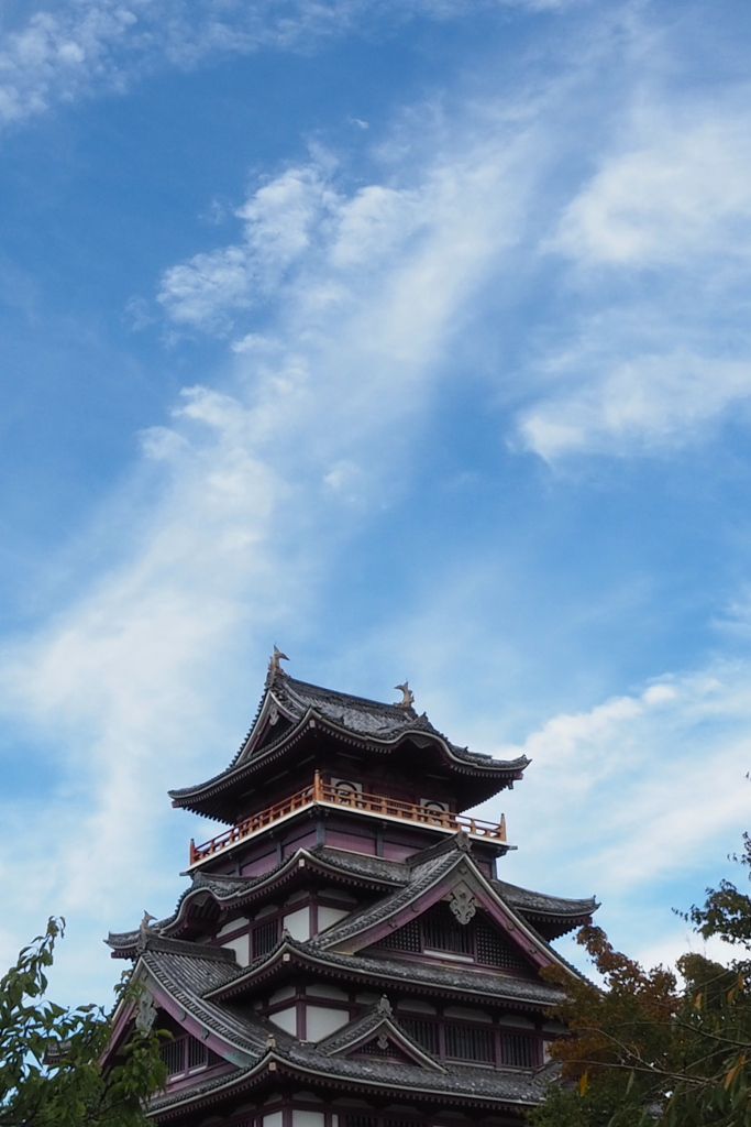 爽やかや 台風一過の 秋の空