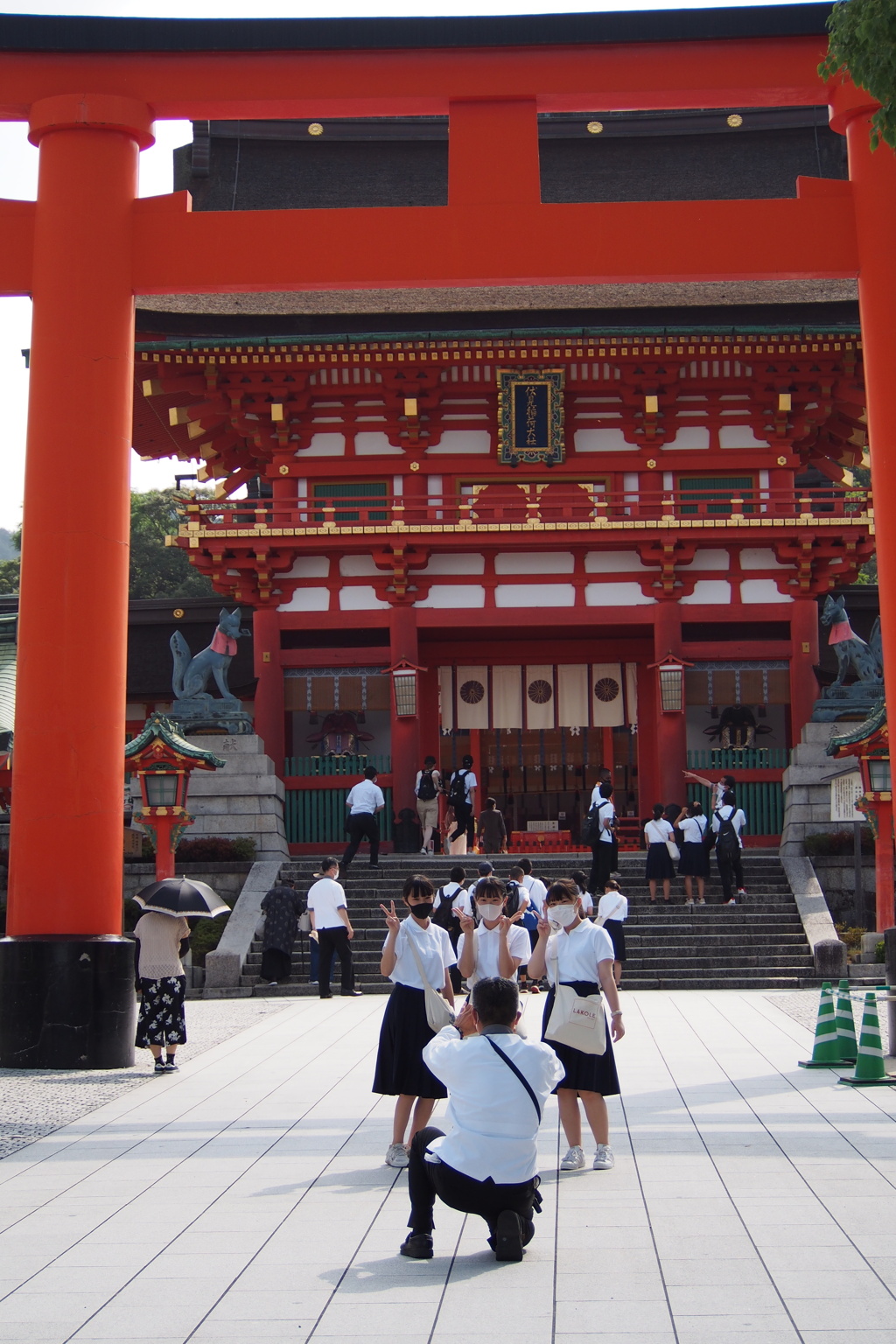 おこしやす 修学旅行の 生徒さん