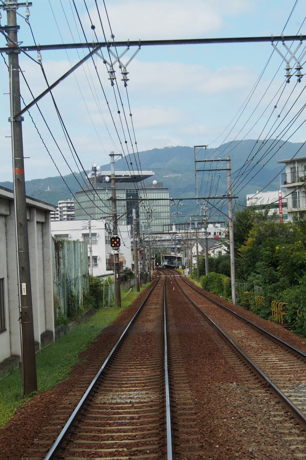 先頭や 比叡に向かって 一直線