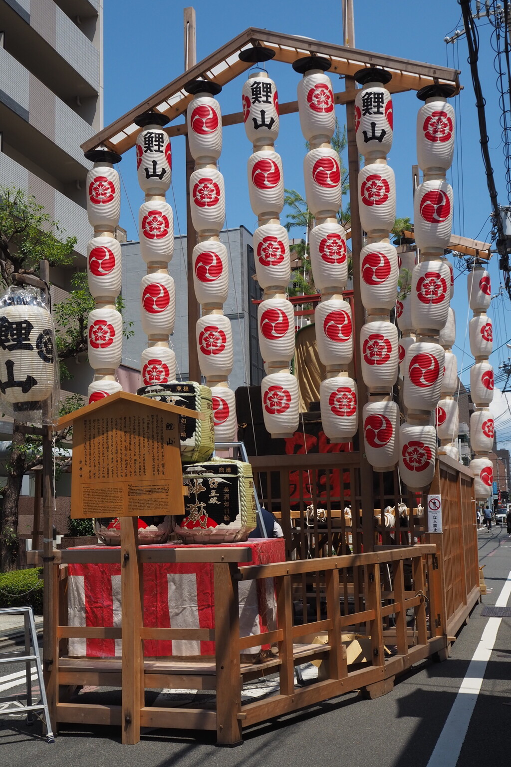 夏光り 鯉山まぶし 昼の顔