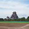 野球場 響き渡るは 蝉の声