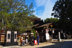 やわらかな 秋の陽ざしの 七五三