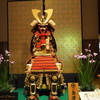 豪華なり ホテルロビーの 武者飾り