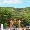 松尾山 緑の麓 大社あり