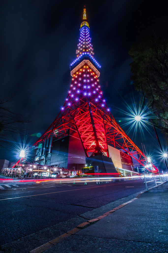 東京タワー レーザービーム by みかん大好き （ID：9288169） - 写真 