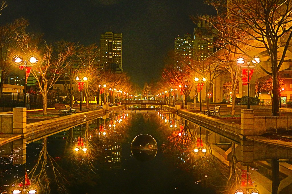 六甲アイランドの夜景