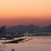 神戸港の夕景