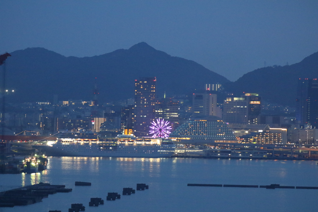 神戸港の夜景