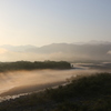 黒部川の朝景