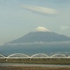 車窓の富士山