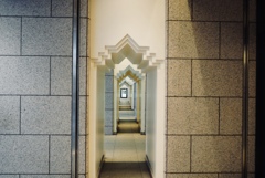お洒落な通路