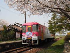 桜のローカル線