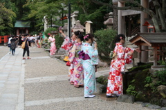 八坂神社にて