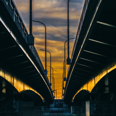 Sunset bridge.Part2