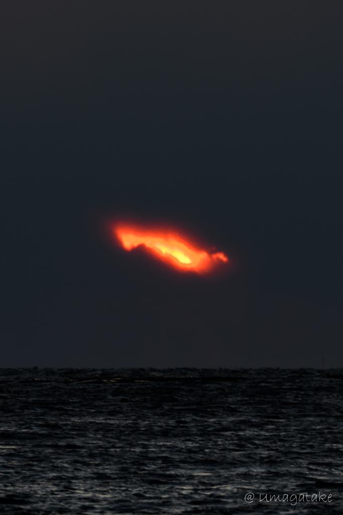 一瞬の溶岩