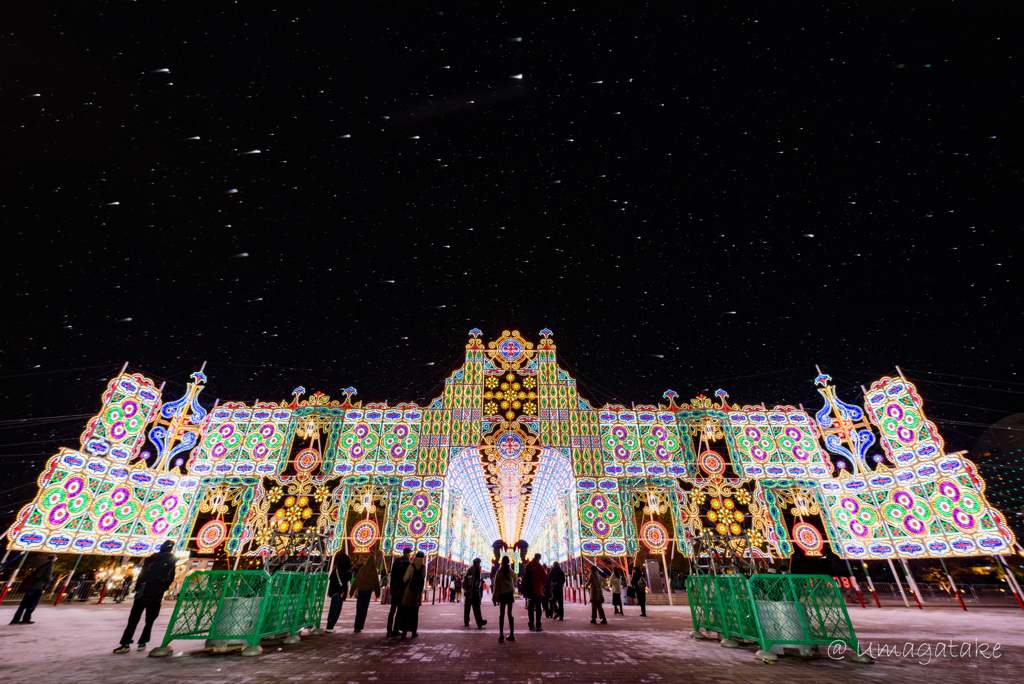 第31回　神戸ルミナリエ　最終日・消灯直前