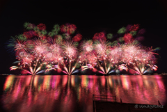 松江水郷祭湖上花火大会　④