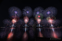 松江水郷祭湖上花火大会　⑤