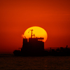 夕日を背に　その4