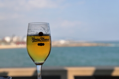 地中海とビール