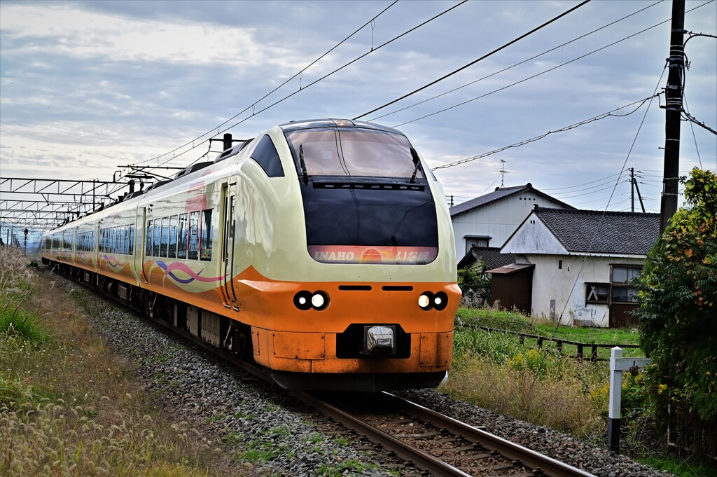 DSC_5328　今日の下り　ローカル駅通過