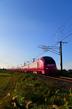 DSC_5747　夕日を背に北へ北へ