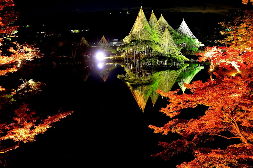 金沢兼六園ライトアップ２