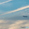 飛行機雲と787