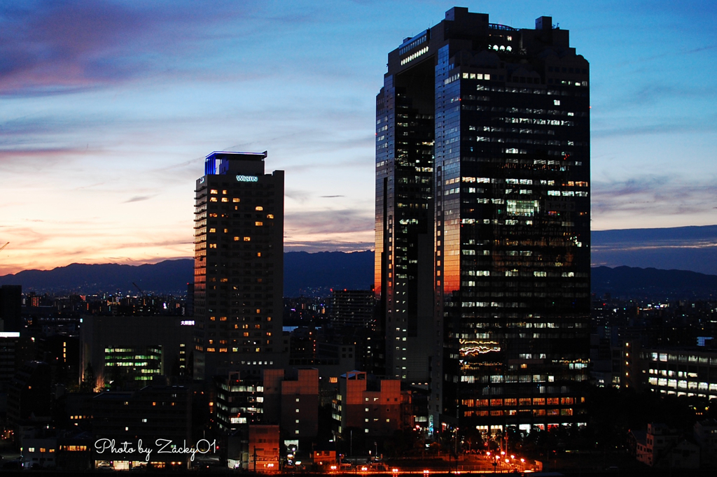 Sunset Sky building