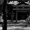 朝の神社