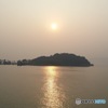 大湖の夕暮れ