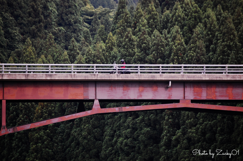 山あいを繋ぐ鉄の橋