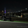Riding a motorcycle at night