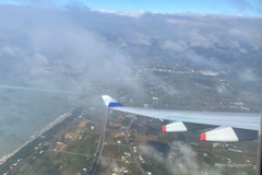 台風21号の雲