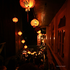 九份の夜景散歩