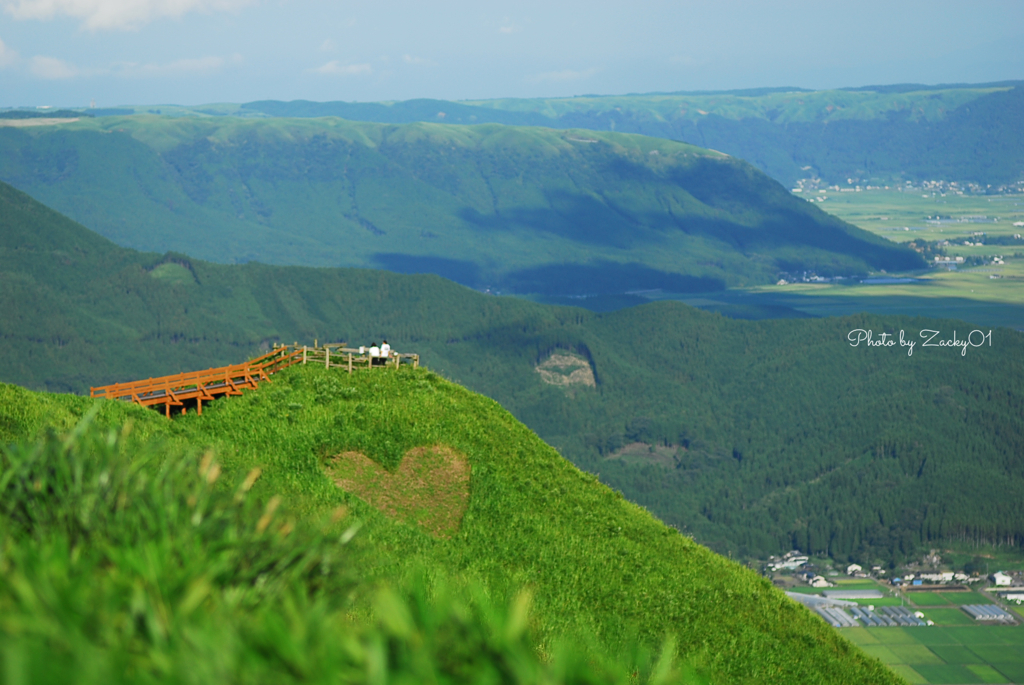 阿蘇の外輪山