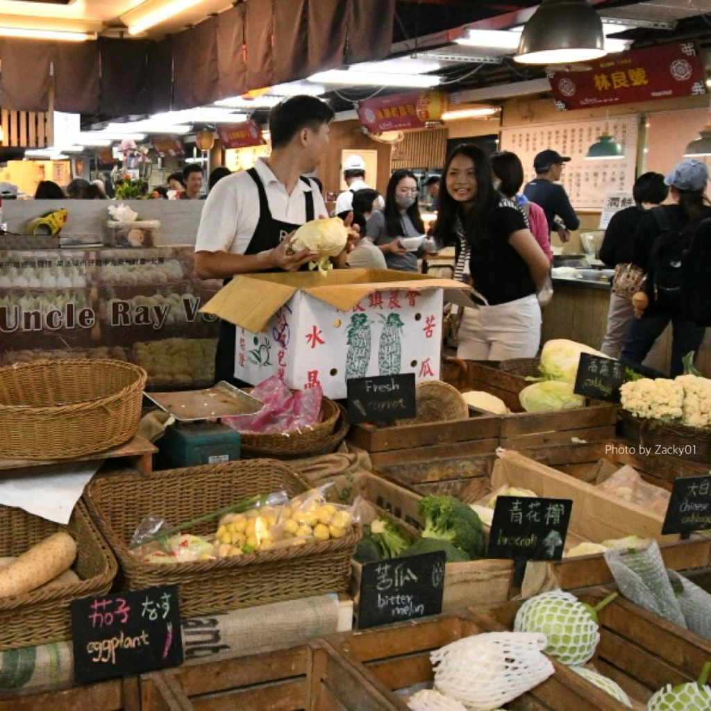 台湾の八百屋さん