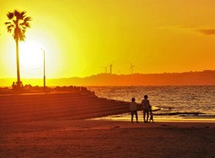 沈みゆく太陽