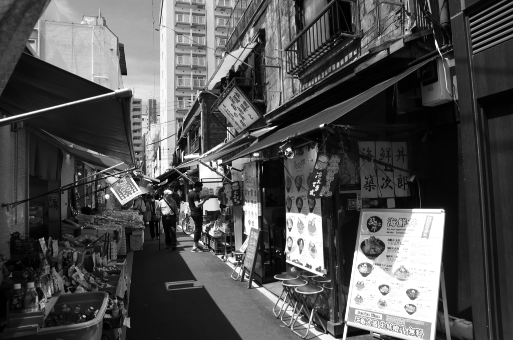 今日も築地