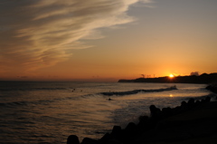夕暮れ
