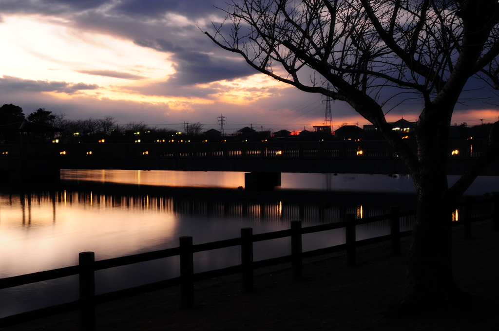 昨日の夕暮れ