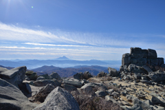 金峰山から臨む富士山