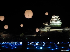 夜の姫路城