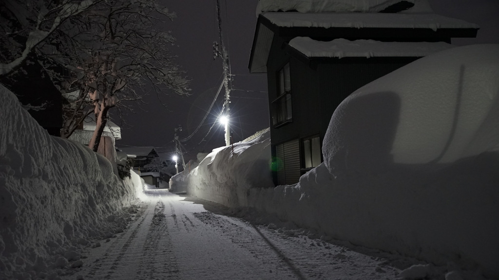 雪夜道