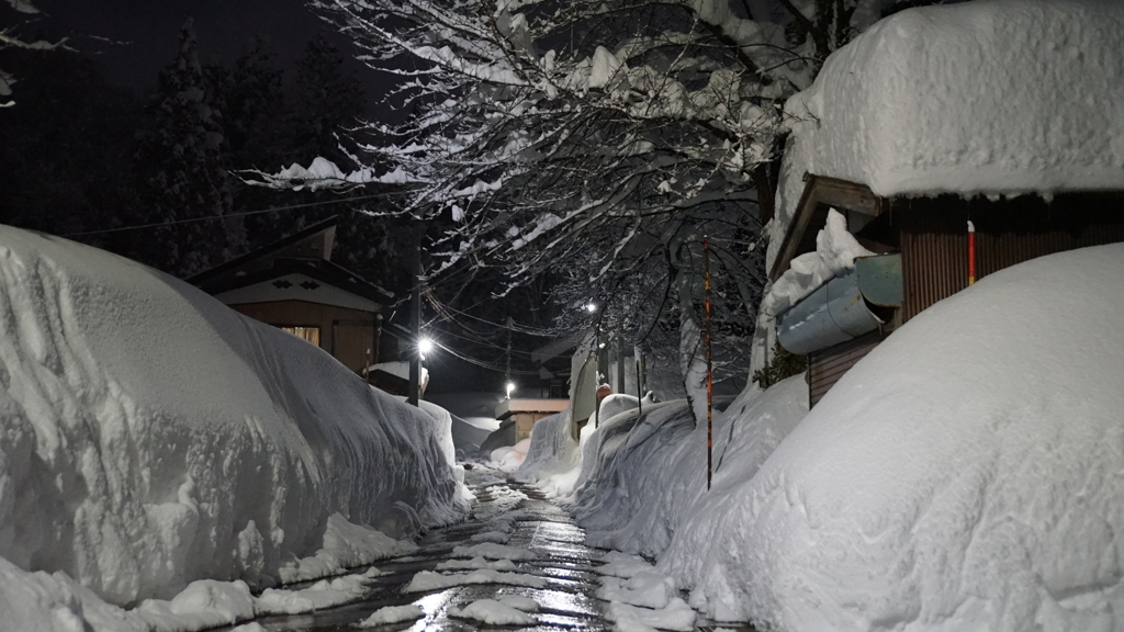雪夜道