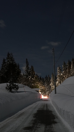 雪夜道